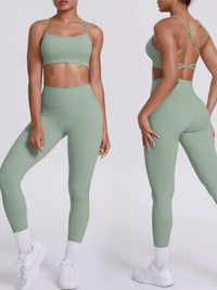 The Lucia Criss-Cross Cami & Legging Set