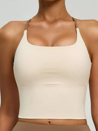 The Greta Criss-Cross Back Sports Bra