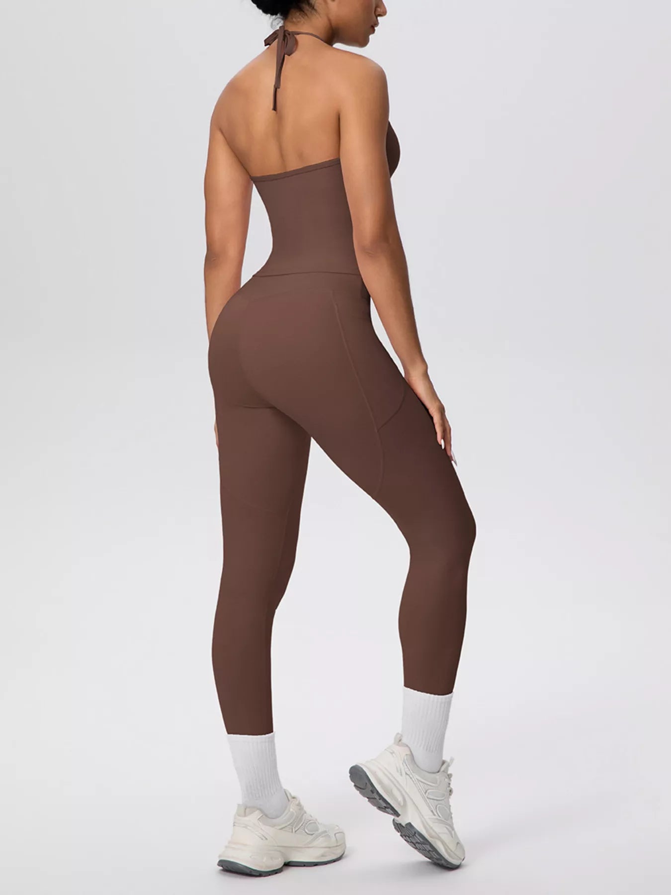 The Lucia Soft Halter Cami & Legging Set