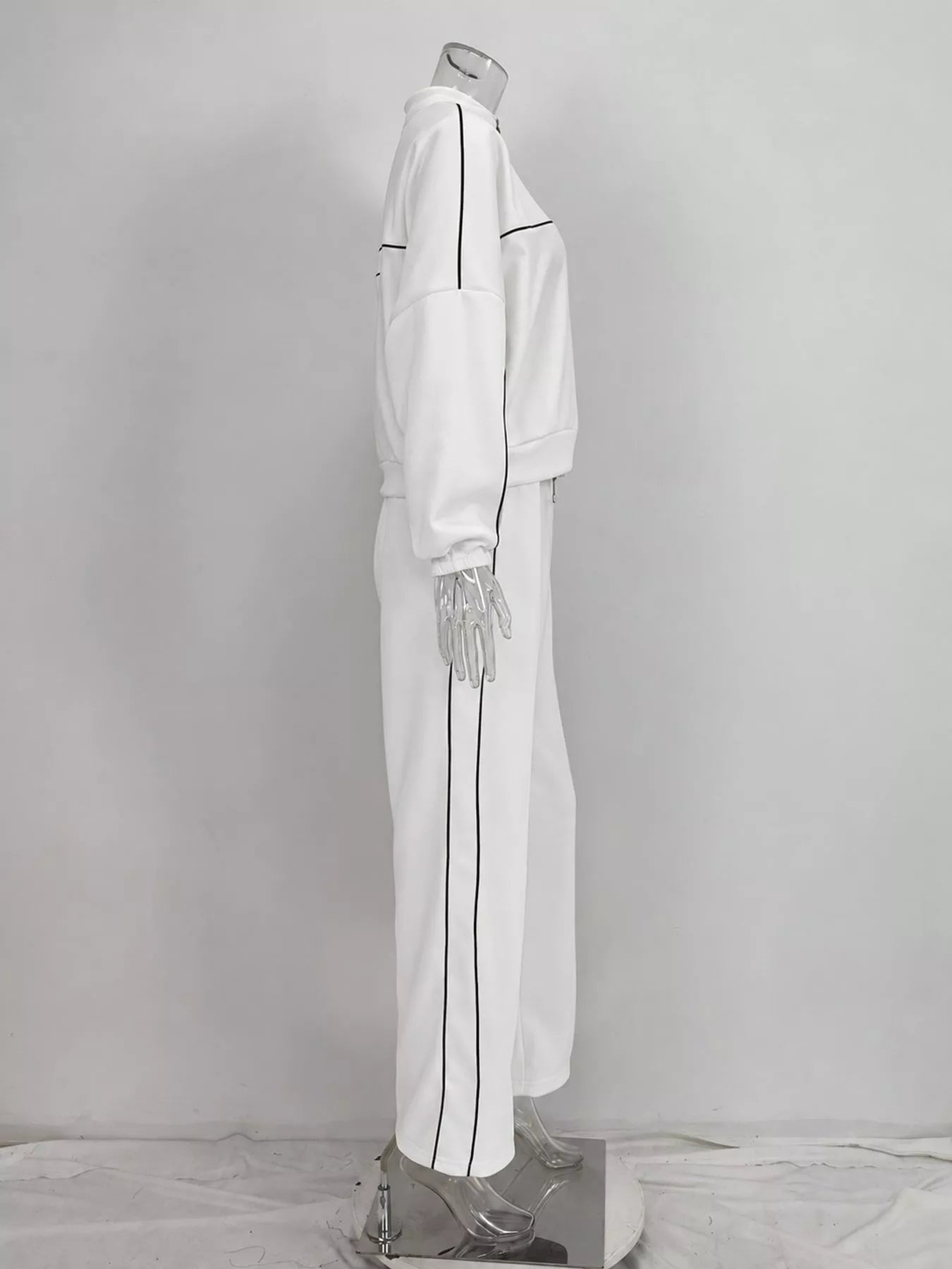 The Haven Zip Jacket & Wide-Leg Pant Set