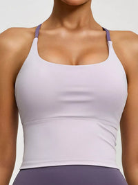 The Greta Criss-Cross Back Sports Bra