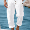 Men's Full Size Button-Fly Drawstring Pants Plus Size