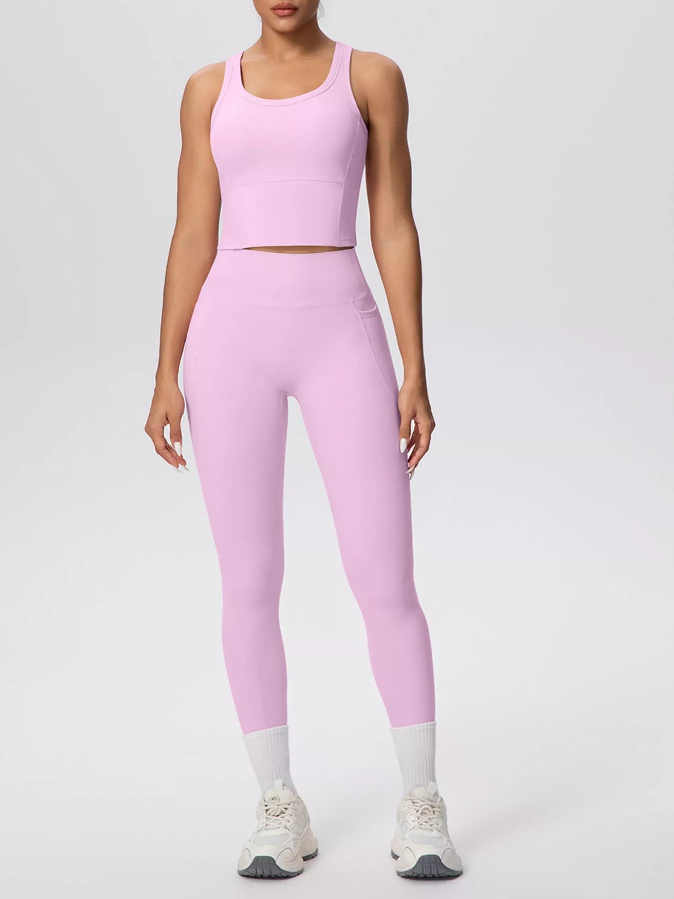 The Lucia Scoop Tank & Legging Set