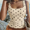 Polka Dot Scoop Neck Tank