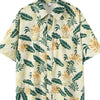Men's Plus Size Tropical Print Short Sleeve Shirt