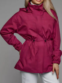 The Breeze Hooded Drawstring Windbreaker