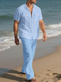 The Ashford Shirt & Pants Set – casual shirt and pants set, view 8
