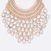 Crystal Bib Head Turner Statement Necklace Set