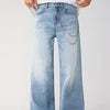 Men's Premium Wide Leg Wash Jeans