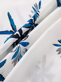 Men's tropical-print short-sleeve shirt and shorts set