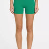 Brushed Microfiber Wide Waistband Biker Shorts