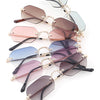Rimless Unisex Mix Tint Sunglasses Set