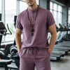 The Dorian Mandarin Collar Set