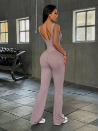 The Avery Sleeveless Flare Jumpsuit