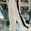 Men's Full Size Contrast Stripe Drawstring Sweatpants Plus Size
