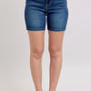 Judy Blue Full Size High Waist Bermudas Jeans W/ Back Flap Pockets Plus Size