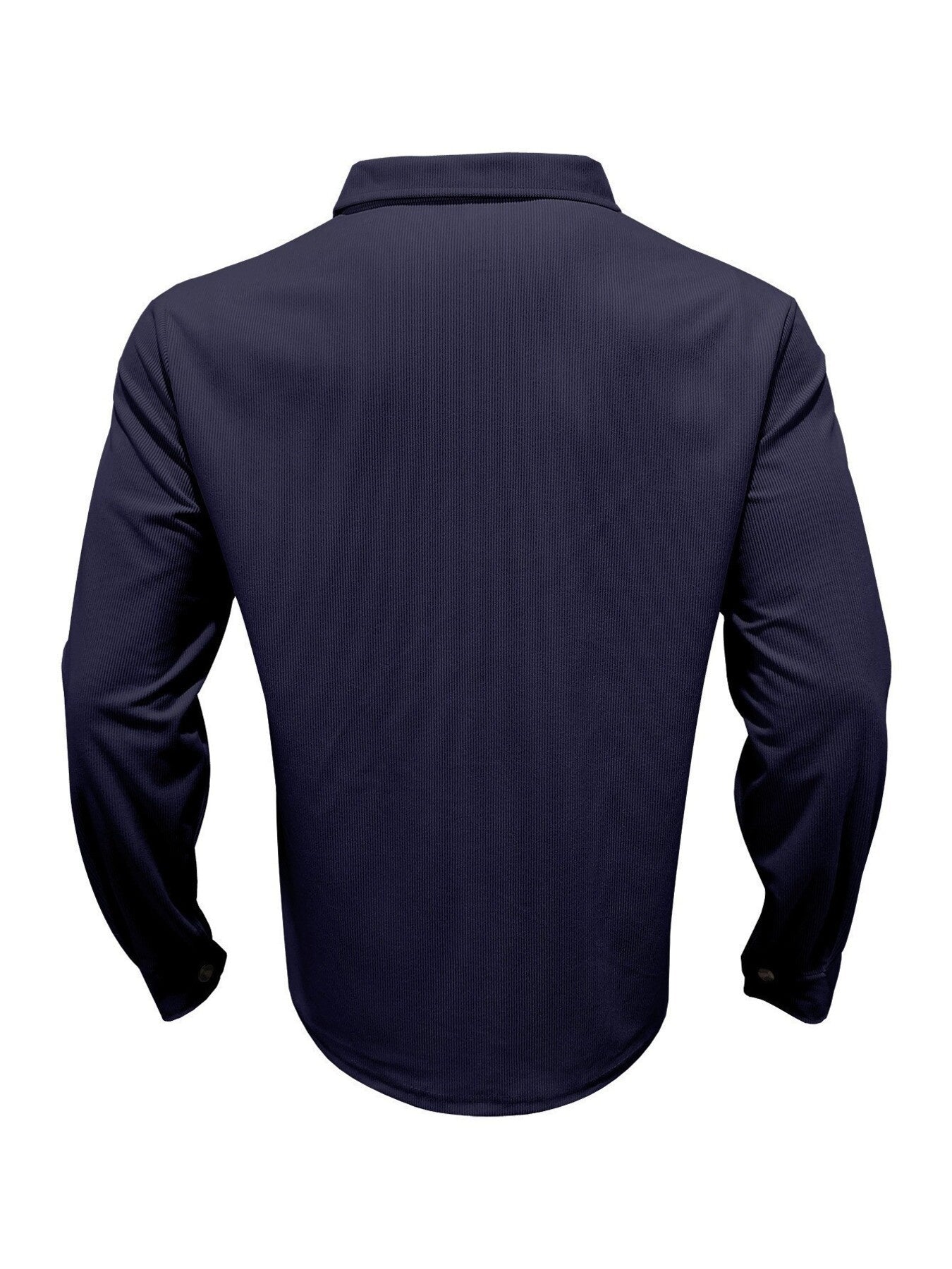Men's long-sleeve button-up shirt and matching pants set