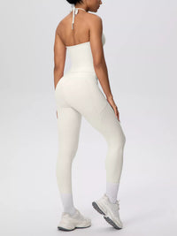 The Lucia Soft Halter Cami & Legging Set