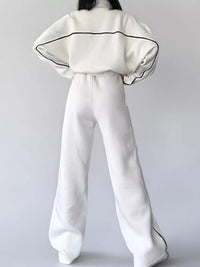 The Haven Zip Jacket & Wide-Leg Pant Set