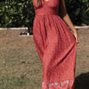 Printed Maxi Cami Dress