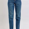 Judy Blue Full Size High Waisted Rigid Magic Non-destroy Straight Leg Jeans Plus Size