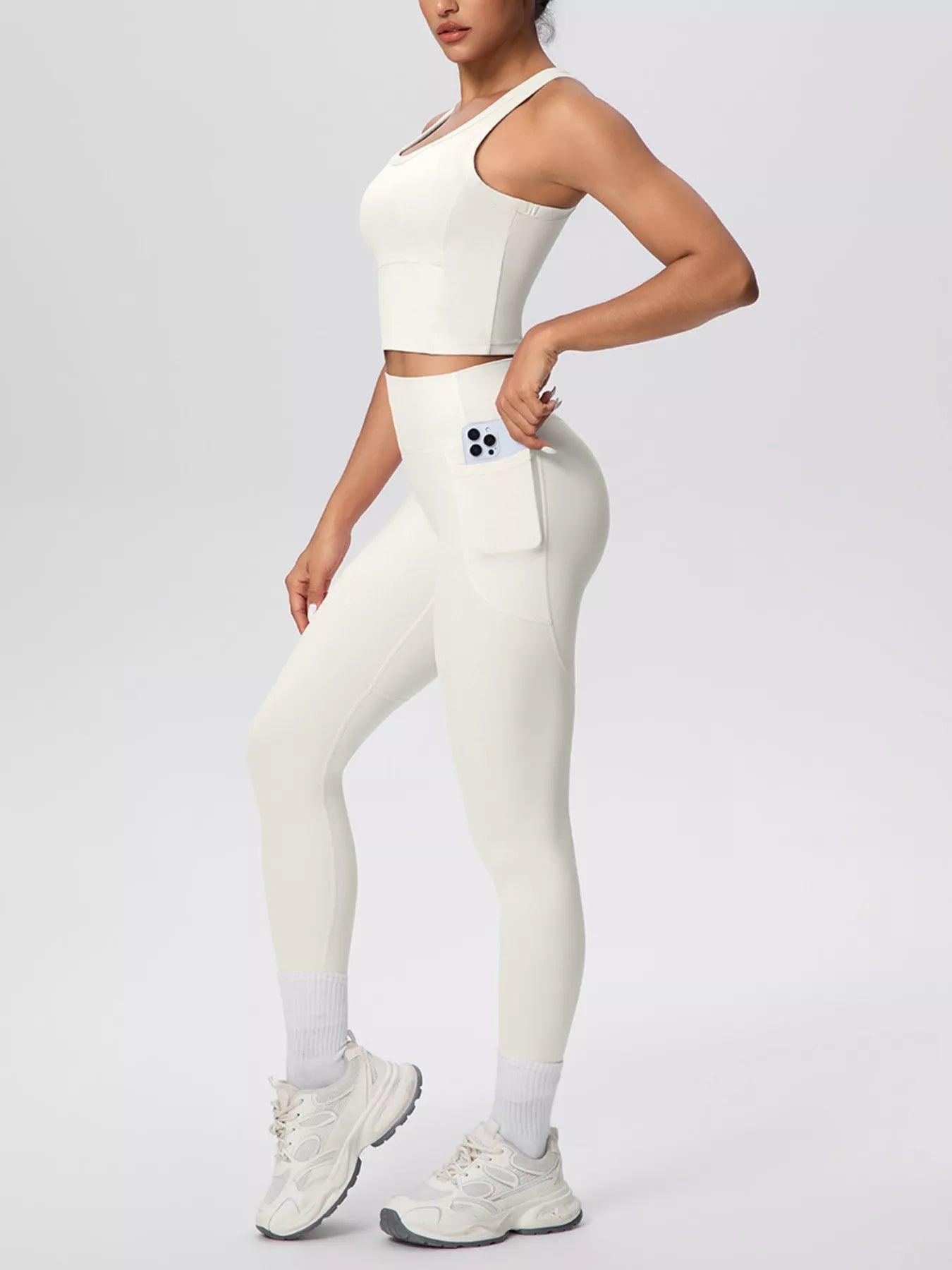 The Lucia Scoop Tank & Legging Set