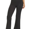 Zenana Heavy Ponte Elastic Waistband Pintuck Pants