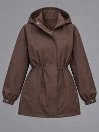 The Breeze Hooded Drawstring Windbreaker
