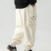 Men's Plus Size Elastic Waist Joggers with Pockets