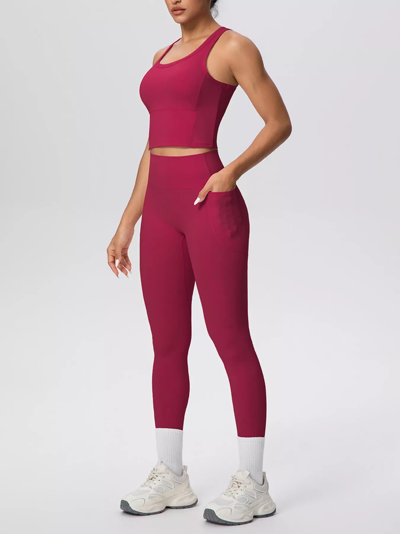 The Lucia Scoop Tank & Legging Set