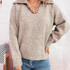 Ribbed Hem Raglan Sleeve Sweater