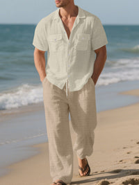 The Ashford Shirt & Pants Set – casual shirt and pants set, view 2
