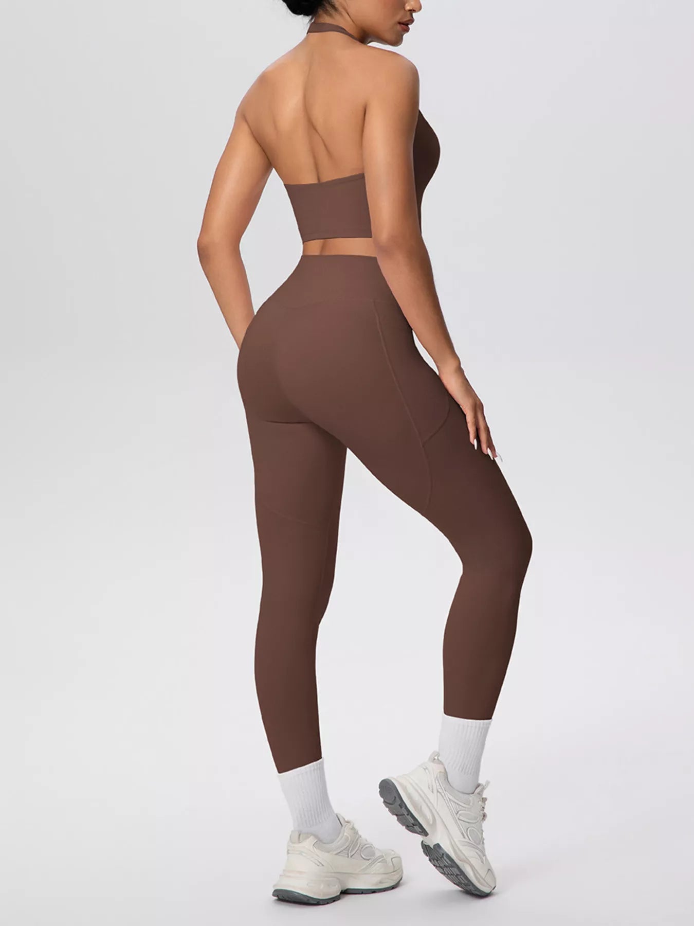 The Lucia Halter Crop Top & Legging Set