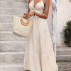 Halter Neck Tiered Dress