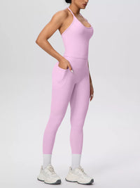 The Lucia Soft Halter Cami & Legging Set