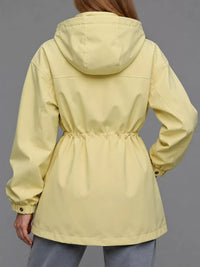 The Breeze Hooded Drawstring Windbreaker