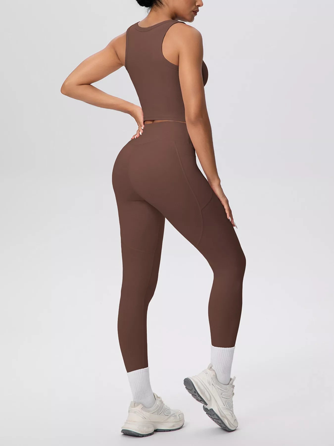 The Lucia Scoop Tank & Legging Set