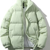 Men's Full Size Padded Zip Up Puffer Jacket Plus Size