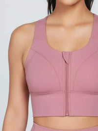 The Zia Front-Zip Active Tank