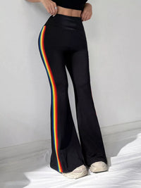 The Sasha Side-Stripe Flare Pant