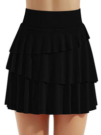 The Tia Tiered Ruffle Skort
