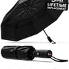 Repel Umbrella Windproof Travel Umbrellas for Rain - Easy Auto Open Close, Durable & Compact Umbrella, Strong Fiberglass Frame, Waterproof Canopy - Backpack, Purse, Portable Umbrella for Travel