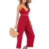 Spaghetti Strap Wide Leg Jumpsuit