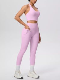 The Lucia Halter Crop Top & Legging Set