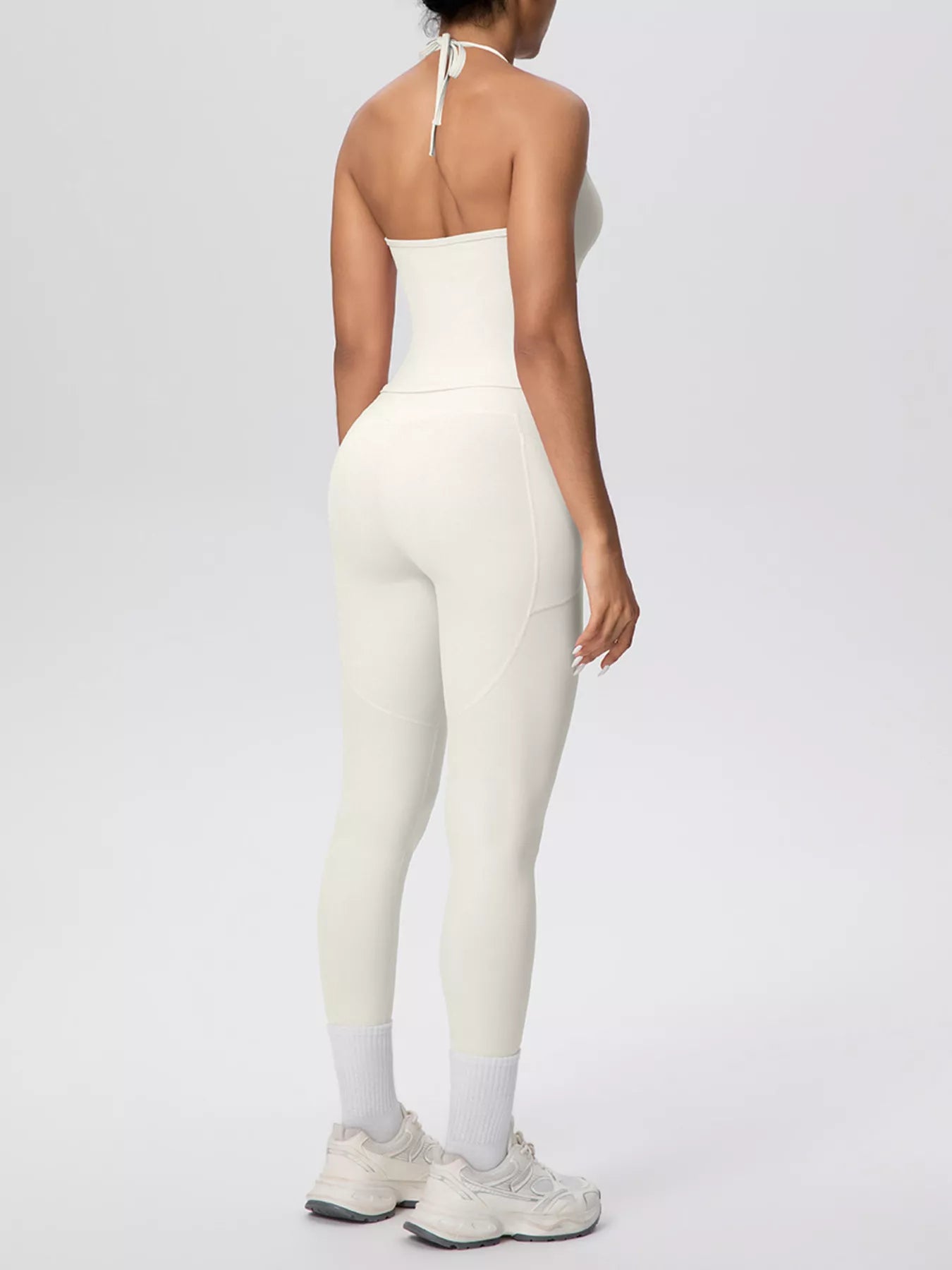 The Lucia Soft Halter Cami & Legging Set