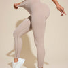 Solid High Rise Active Leggings