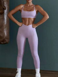 The Cleo Cross-Back Cami & Legging Set