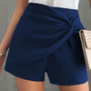 FAM-FAM Twisted High Waist Shorts