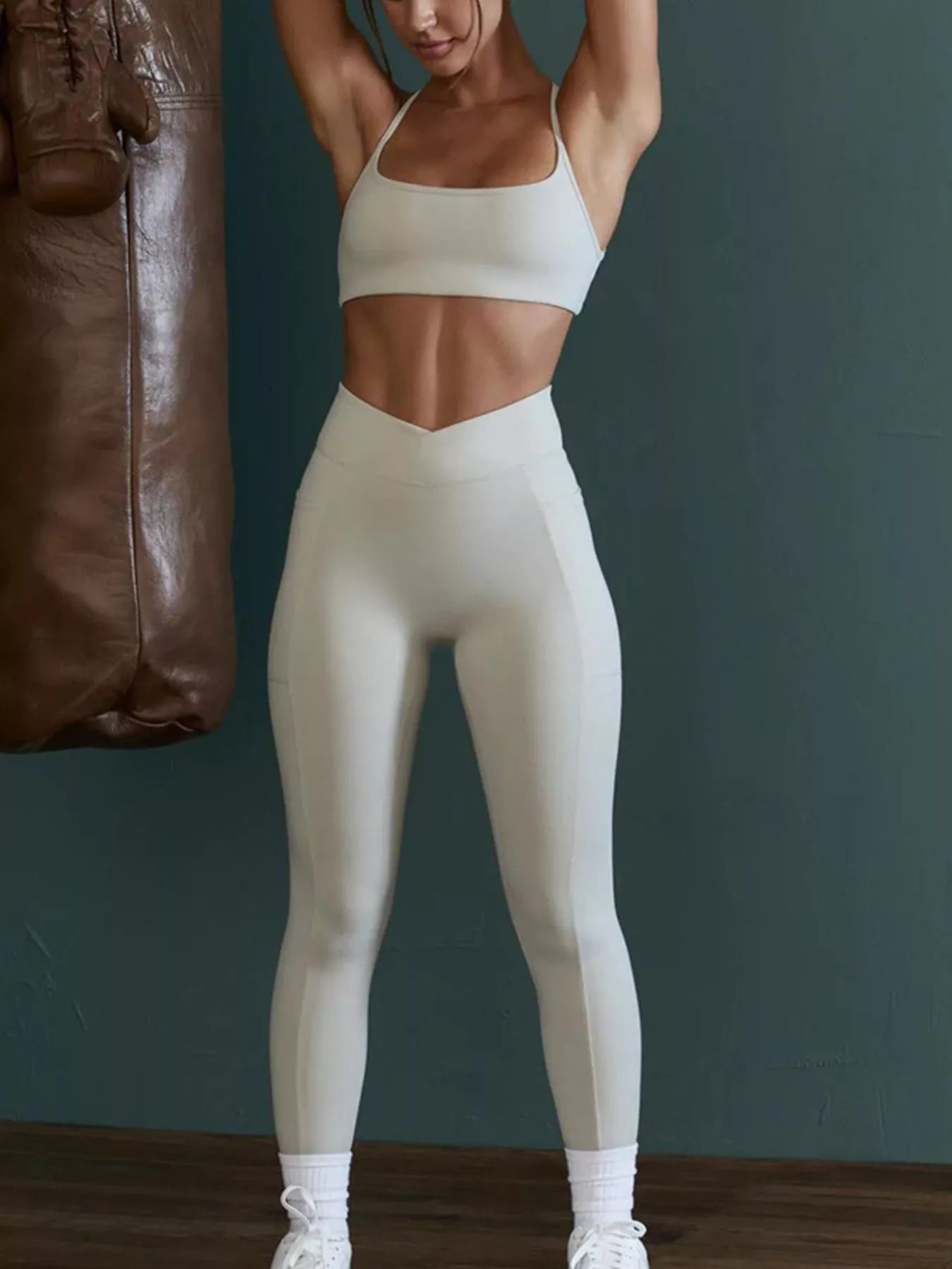 The Cleo Cross-Back Cami & Legging Set