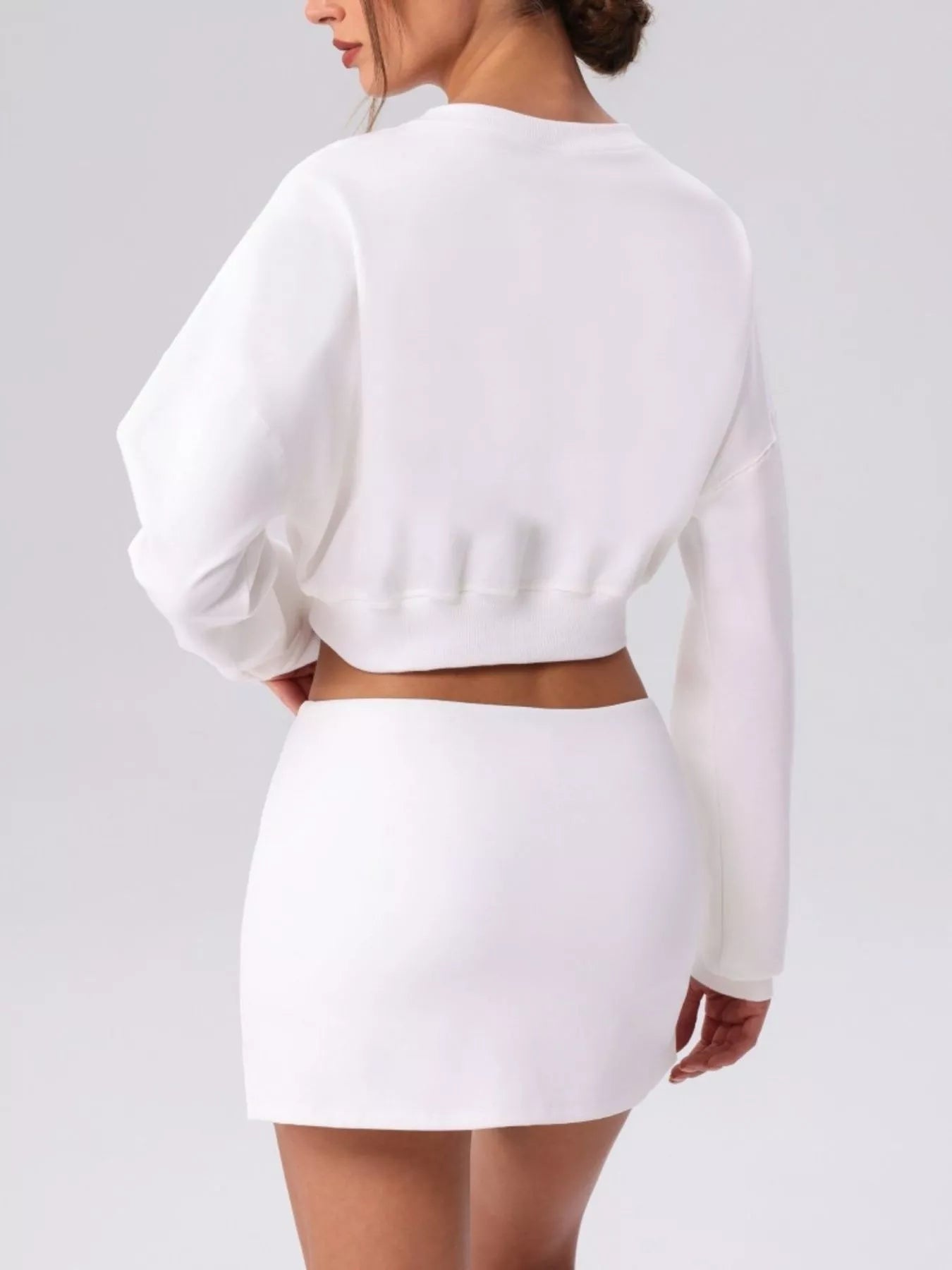 The Cleo Cropped Button Cardigan